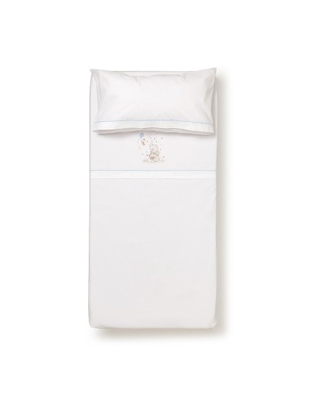 Triptico Cuna  Mod Elefante Bco/Azul