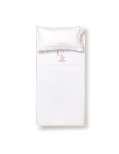 Triptico Cuna  Mod Elefante Bco/Rosa