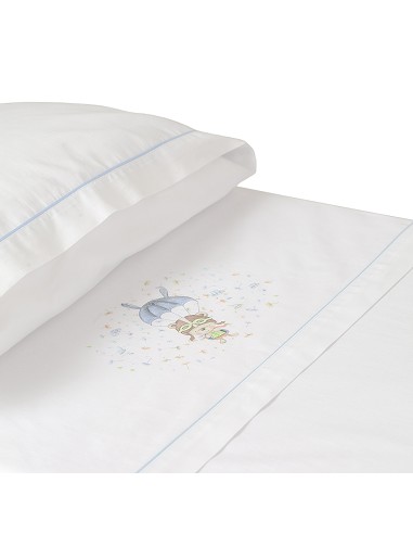 Triptico Cuna  Mod Paracaidas Bco/Azul