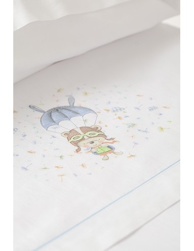 Triptico Cuna  Mod Paracaidas Bco/Azul