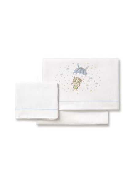 Triptico Cuna  Mod Paracaidas Bco/Azul