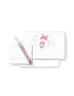 Triptico Cuna  Mod Paracaidas Bco/Rosa