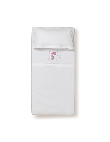 Triptico Cuna  Mod Paracaidas Bco/Rosa