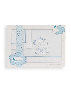 Triptico Cuna  Mod Pony Bco/Azul