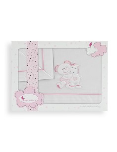 Triptico Cuna  Mod Pony Bco/Rosa