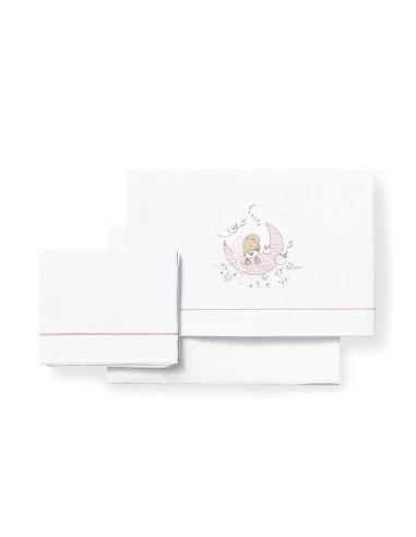 Triptico Cuna  Mod  New Sleeping Bco/Rosa