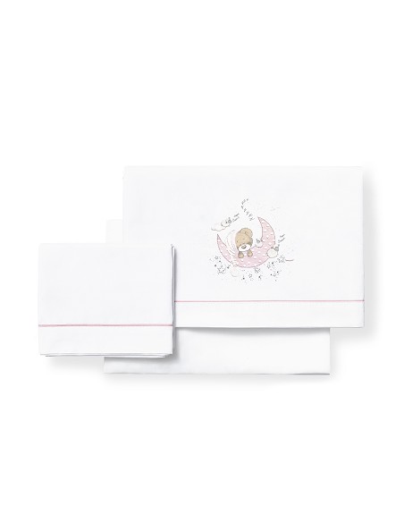 Triptico Cuna  Mod  New Sleeping Bco/Rosa