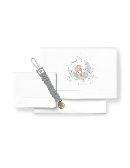 Triptico Cuna  Mod  New Sleeping Bco/Gris