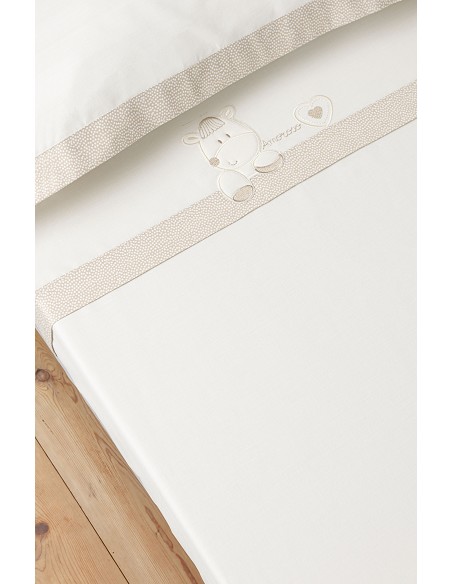 Triptico Cuna  Mod  Corazon Amoroso Beig