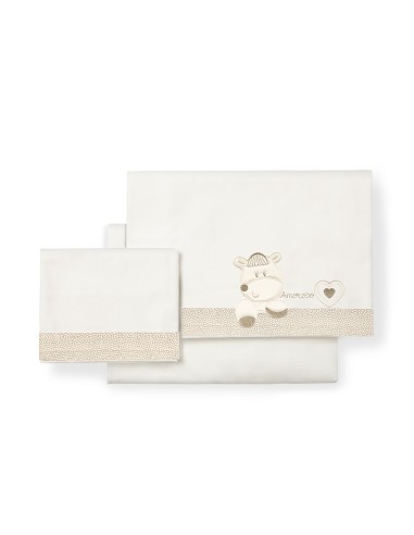 Triptico Cuna  Mod  Corazon Amoroso Beig