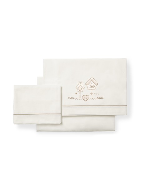 Triptico Cuna  Mod Mon Petit Beig