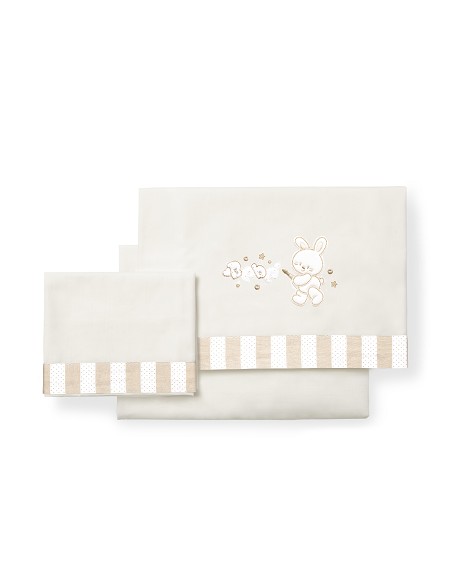 Triptico Cuna  Mod Rabit Bebe Beig