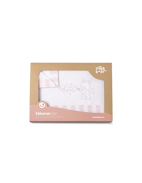 Triptico Cuna  Mod Rabit Bebe Bco/Rosa