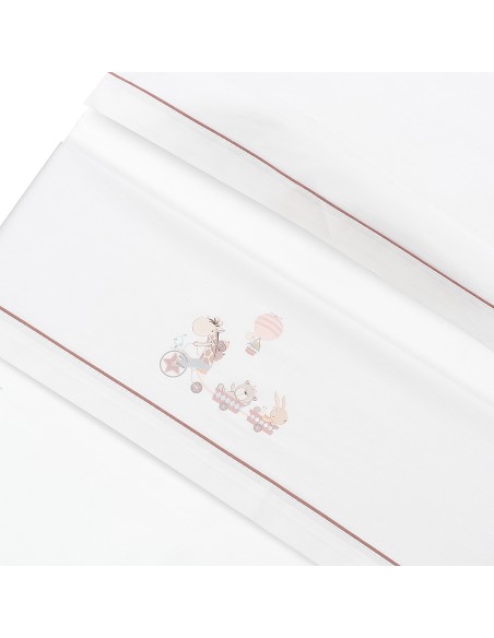 Triptico Cuna Mod Jirafa Bicicleta+Broche Bco/Maquillaje