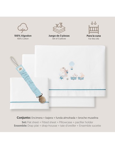 Triptico Cuna Mod Jirafa Bicicleta+Broche...