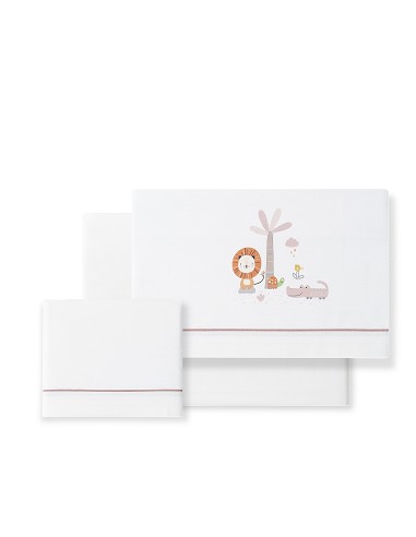 Triptico Cuna Mod Leon Palmera+Broche...