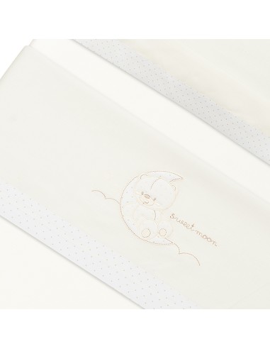 Triptico Cuna Mod Sweet Moon+Broche Beig