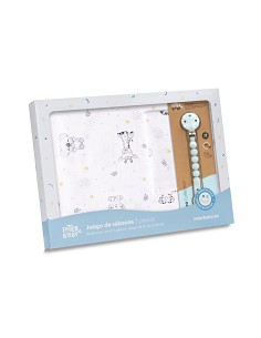 Triptico Cuna Mod Koala+Broche Bco/Azul 2
