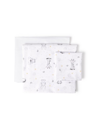 Triptico Cuna Mod Koala+Broche Bco/Azul