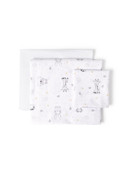 Triptico Cuna Mod Koala+Broche Bco/Azul