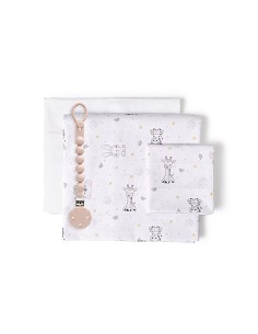 Triptico Cuna Mod Koala+Broche Bco/Rosa