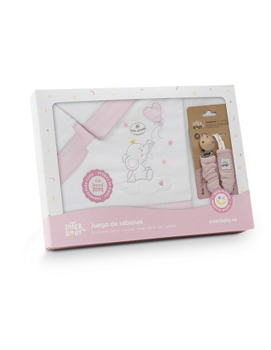 Triptico Cuna Elefante Globo Corazon+Broche...