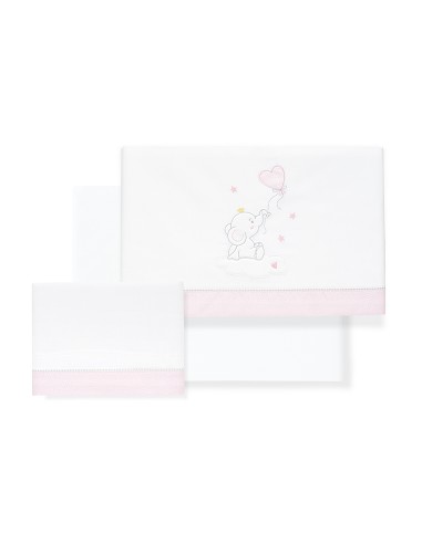 Triptico Cuna Elefante Globo Corazon+Broche...