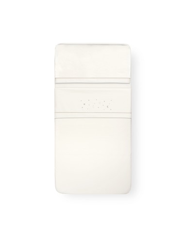 Triptico Cuna Estrellas Luna+Broche Beig