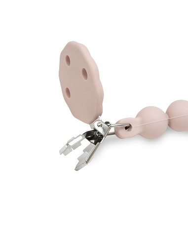 Triptico Cuna Estrellas Luna+Broche Bco/Rosa