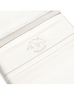 Triptico Cuna Caballito+Broche Beig 2