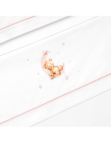 Triptico Cuna Estampado Oso Luna Estrellas +...