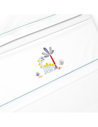 Triptico Cuna Estampado Dinosaurio Palmera +...