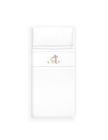 Triptico Cuna Estampado Dinosaurio Palmera +...