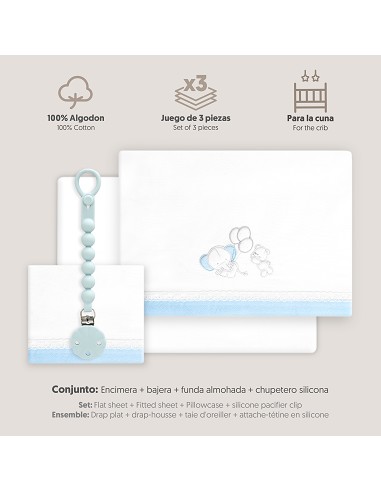 Triptico Cuna Pasacinta Oso Elefante Globos...