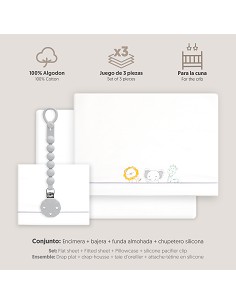 Triptico Cuna Selva + Broche Blanco 2