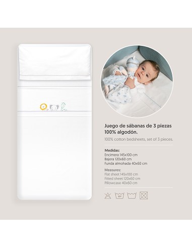 Triptico Cuna Selva + Broche Blanco