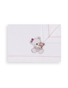 Triptico Minicuna Mod Osita Columpio Bco/Rosa