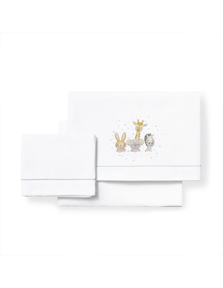 Trip Minicuna  Mod Acuarela Bco/Gris