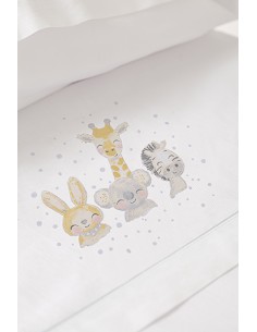 Trip Minicuna  Mod Acuarela Bco/Gris 2