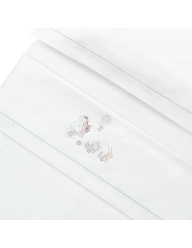 Triptico Minicuna Mod Jirafa Bicicleta Bco/Gris