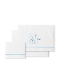 Triptico Minicuna Mod Oso Lazo Bco/Azul