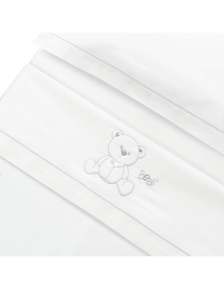 Triptico Minicuna Mod Oso Lazo Bco/Gris