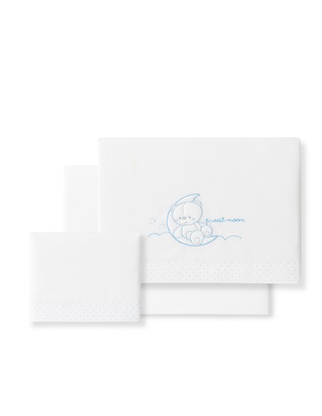 Triptico Minicuna Mod Sweet Moon Bco/Azul