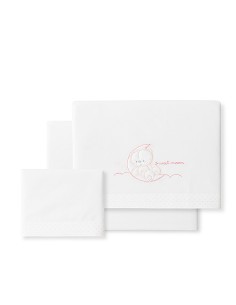 Triptico Minicuna Mod Sweet Moon Bco/Rosa