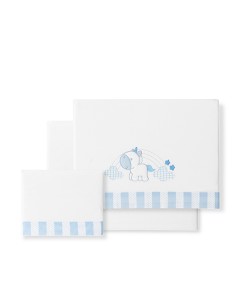 Triptico Minicuna Mod Unicornio Nubes Bco/Azul