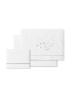 Triptico Minicuna Mod Oso Mariposa Bco/Azul