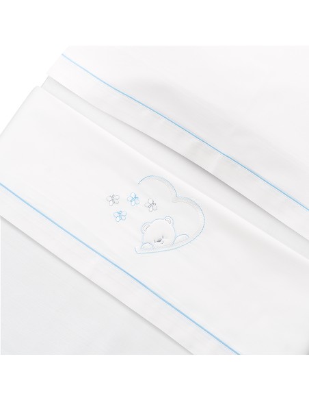 Triptico Minicuna Mod Oso Mariposa Bco/Azul