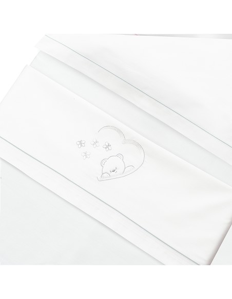 Triptico Minicuna Mod Oso Mariposa Bco/Gris