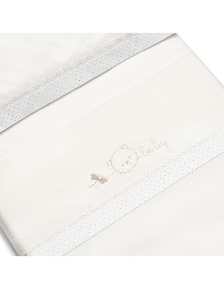 Triptico Minicuna Cara Osito Baby Pasacinta Beig