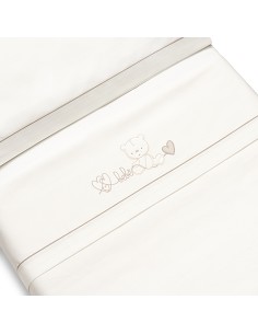 Triptico Minicuna Corazon Oso Bebe Beig 2